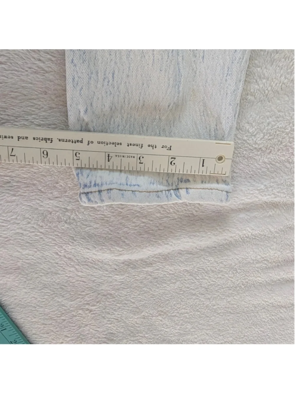 Anti Basic Daily Jeans Vintage Light Blue Acid Wash Ladder Jeans - Juniors 15